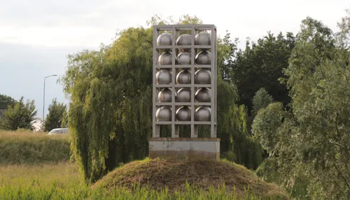 Kunstwerk ‘Maasland’ in Heesbeen