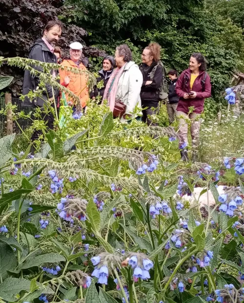 marleen rechts op bezoek in boekel