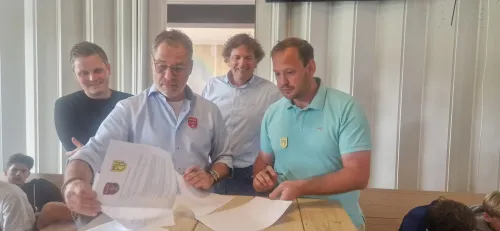 ondertekenen samenwerking drunen en waalwijk