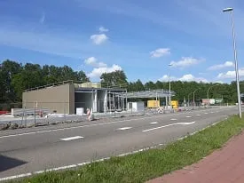tankstation spoorlaan in aanbouw