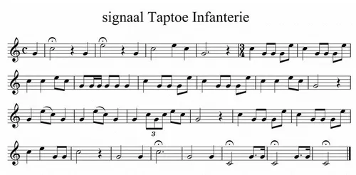 taptoe bladmuziek
