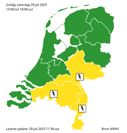 waarschuwing land 0 new