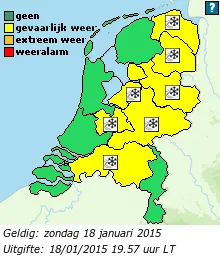 waarschuwing land 0