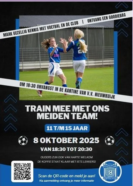 flyer meisjesvoetbal