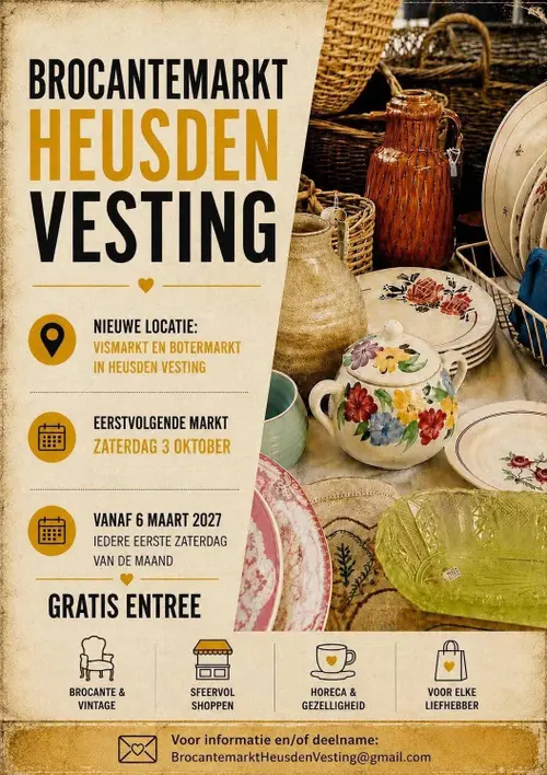 flyer brocantemarkt Heusden