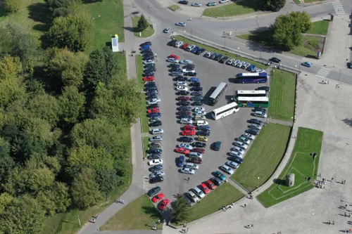 Kauno pilies prieigos iš paukščio skrydžio