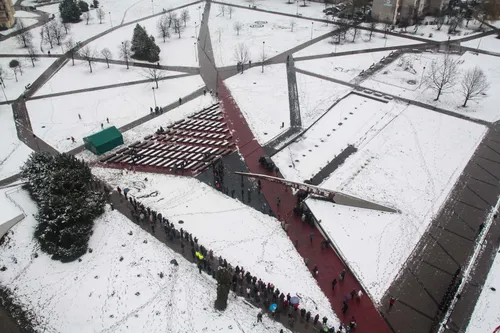 Kalniečiai iš gaisrininkų bokštelio