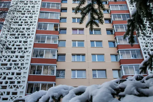 Renovuotas daugiabutis V. Krėvės pr.