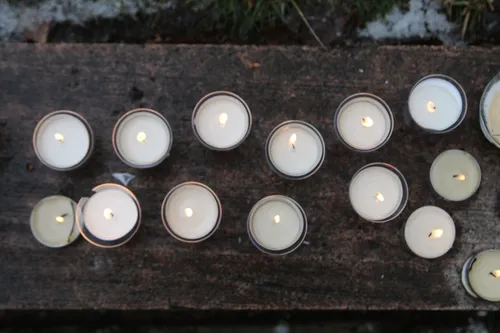 Žvakutės prie savivaldybės