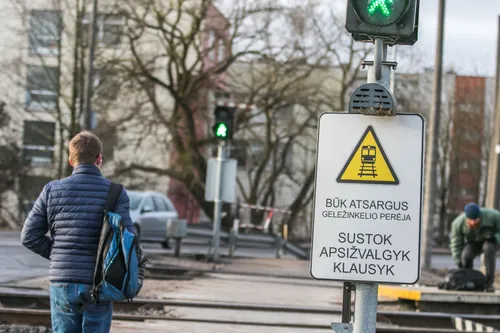 Policijos reidas prie Amalių sankryžos