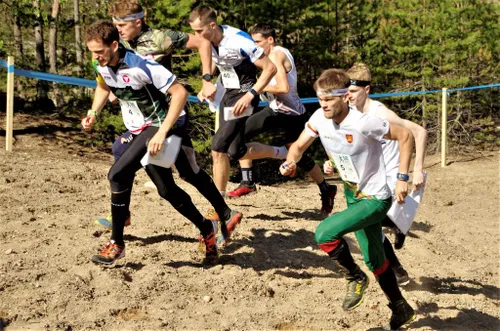 V. Aleliūnas vyrų estafetės rungtyje 