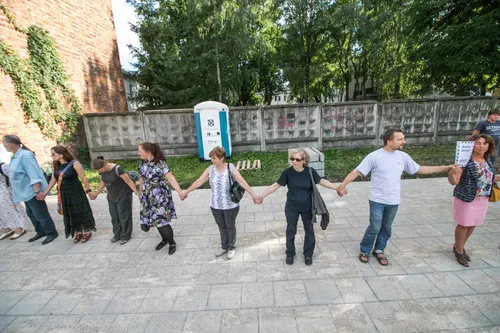 Protesto akcija prieš kertamus medžius