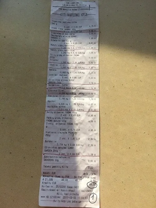 h daktaro kasos kvitas 75901109