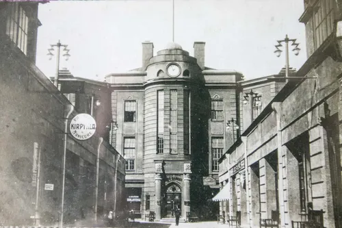 Centralinio žydų banko pasažas, atvirutė iš M. Duškeso kolekcijos