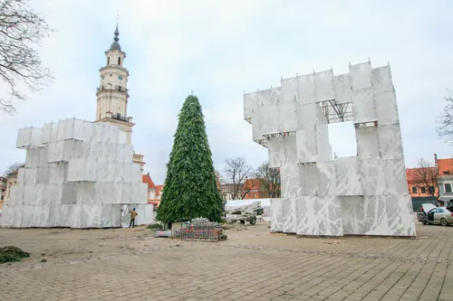 Kalėdinė Kauno eglutė 2017 m. / R. Tenio nuotr.