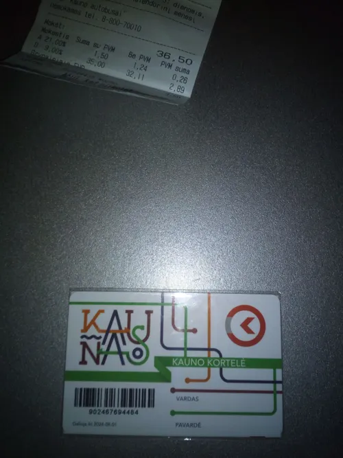 viesojo transporto bilietas