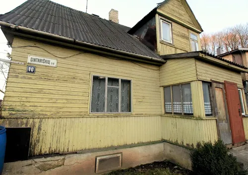 kaunas aleksotas s hariso g medinio namo