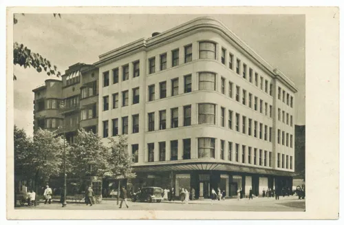"Pienocentro" rūmų vaizdas. Kaunas. 1938