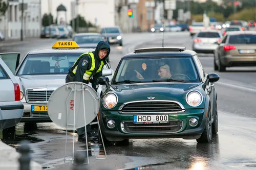 Blokuotas eismas Senamiestyje