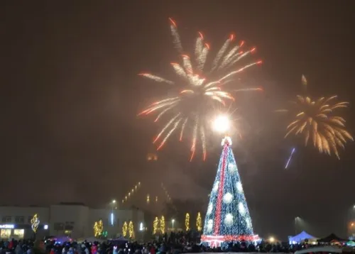 Akmenės Kalėdų eglė