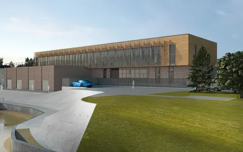 Lampėdžio saloje statoma irklavimo bazė