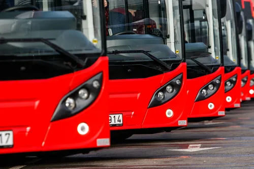 Pristatyti nauji autobusai, viešasis transportas