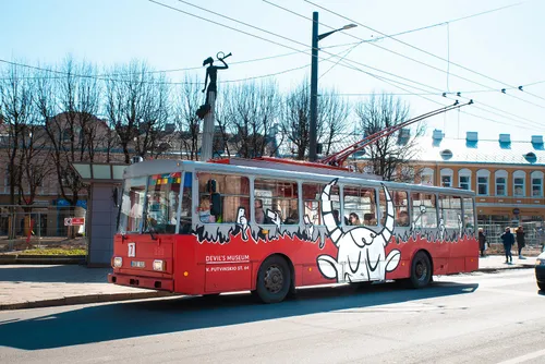 Spalvoti troleibusai Kaune