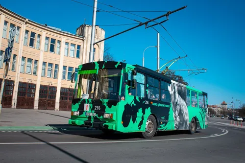 Spalvoti troleibusai Kaune