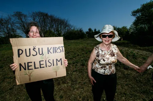 Žemųjų Šančių bendruomenės mitingas