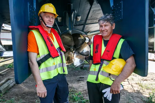 Kaune į Nemuną nuleistas laivas „Raketa“