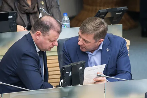 Saulius Skvernelis ir Ramūnas Karbauskis