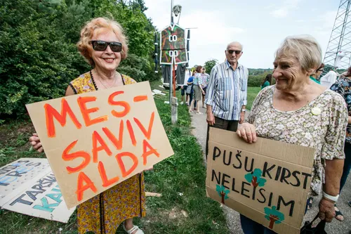 Eitynės už demokratiją Žemuosiuose Šančiuose