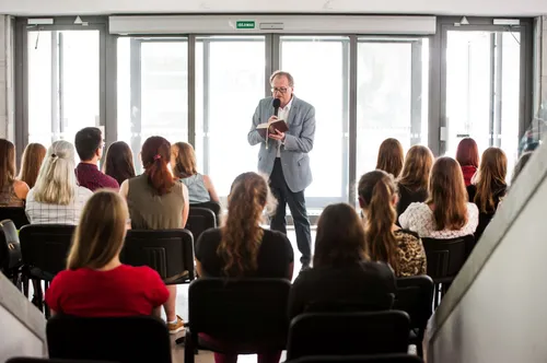 paskaita moksleiviams apie sekspyra