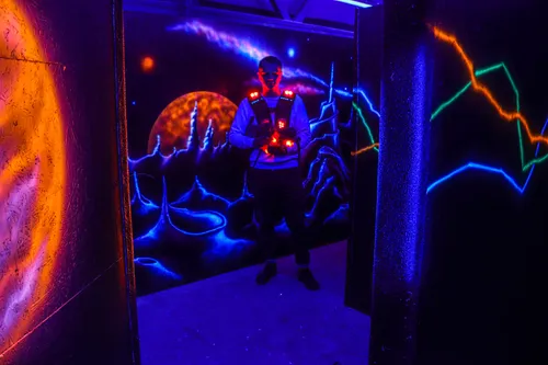 „Laser tag“ labirintas