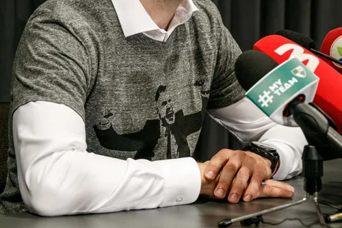 P. Motiejūnas per spaudos konferencija