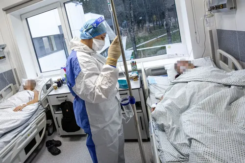 Koronaviruso pacientai VUL Santaros klinikose