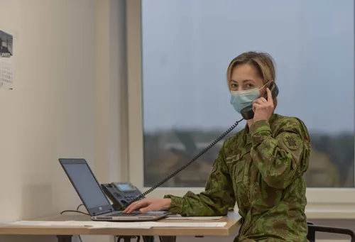 Lietuvos kariuomenės pagalba Nacionaliniam visuomenės sveikatos centrui