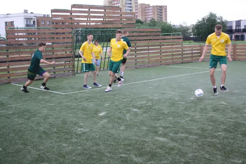 integruoto futbolo varzybos kauno kolegijos fotografija