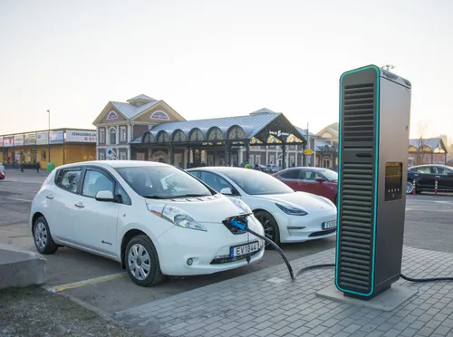 Įkrovimo stotelė, elektromobilis