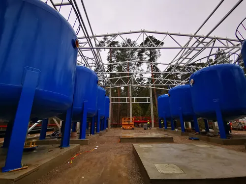 Vandens gerinimo įrenginių statybos Vičiūnų vandenvietėje