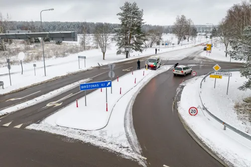Policijos patikros postas Birštone