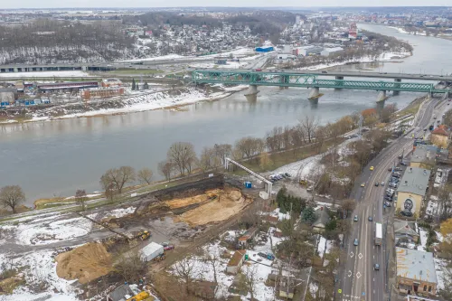 Pradedamas statyti 16-os aukštų namas Šančiuose