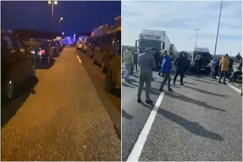 lietuviai blokavo kelia prie vokietijos lenkijos sienos 83793423