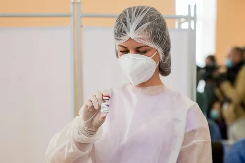 „AstraZeneca“ vakcina nuo koronaviruso paskiepytas ir  A. Dulkys / DELFI nuotr.