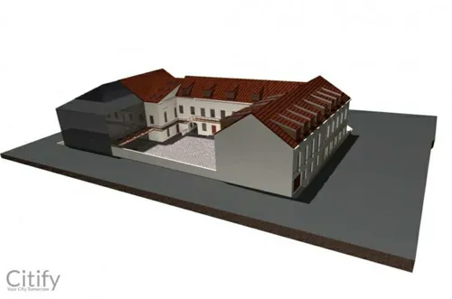 Gimnazijos gatvėje projektuojamo viešbučio vizija