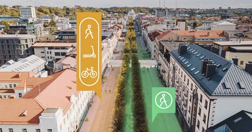 kaip judeti laisves aleja