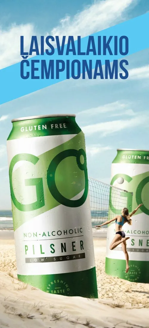 „GO Pilsner“ alus / Organizatorių nuotr.