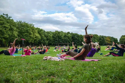 „Judėk sveikai“ treniruotės / Organizatorių nuotr.