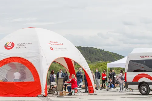 Masinis žmonių vakcinavimas Kauno rajone