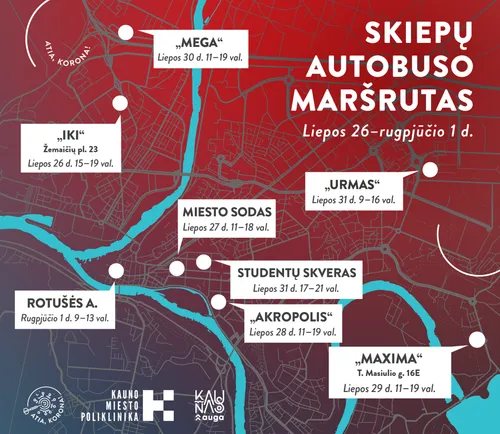 skiepu autobuso marsrutas